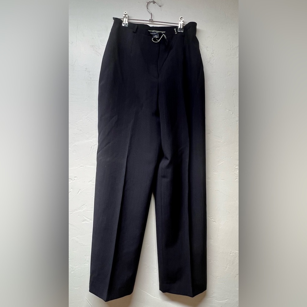 Ann Taylor Dark Blue Wool Dress Pants